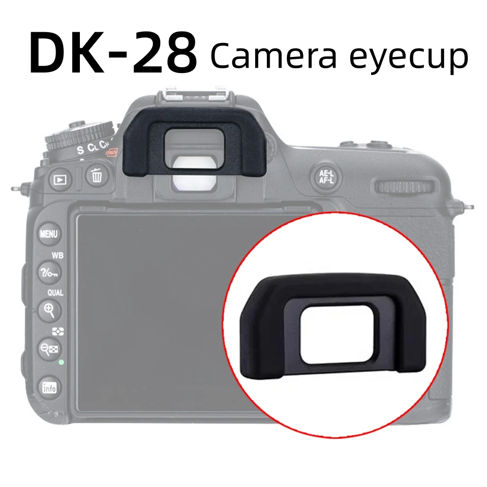 DK-28 Rubber Eye Cup Eyepiece Eyecup ABS Plastic Soft Silicone Protect Viewfinder for Nikon D7500 EN-DK28 Camera Accessories