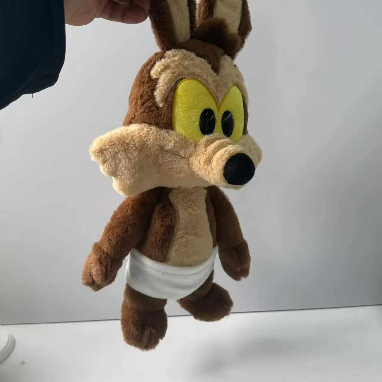 Neues 40cm großes Plüschtier „Coyote Wile E“, niedliches 40cm großes Plüschtier „The Cunning Brown Wolf“, Anime-Zubehör, Cartoon-Puppe, Geschenk. – Detail 11