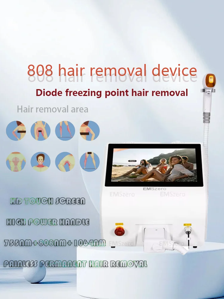 

Hot selling beauty and hairdressing equipment 755nm 808nm 1064nm three wave diode laser painless hair removal machine in stock