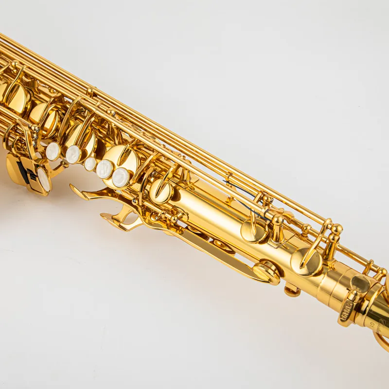 Japan 875EX Bb Tenor Saxophone Brass Lacquered Gold B Flat Sax Musical Woodwind Instrument With Case Mouthpiece Accessories