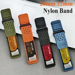 20mm 22mm Nylon band für Samsung Galaxy Watch6 Classic 47mm für taktisches Armband für Huawei GT4 Pro 46mm für Huami/Xiaomi/Tic watch