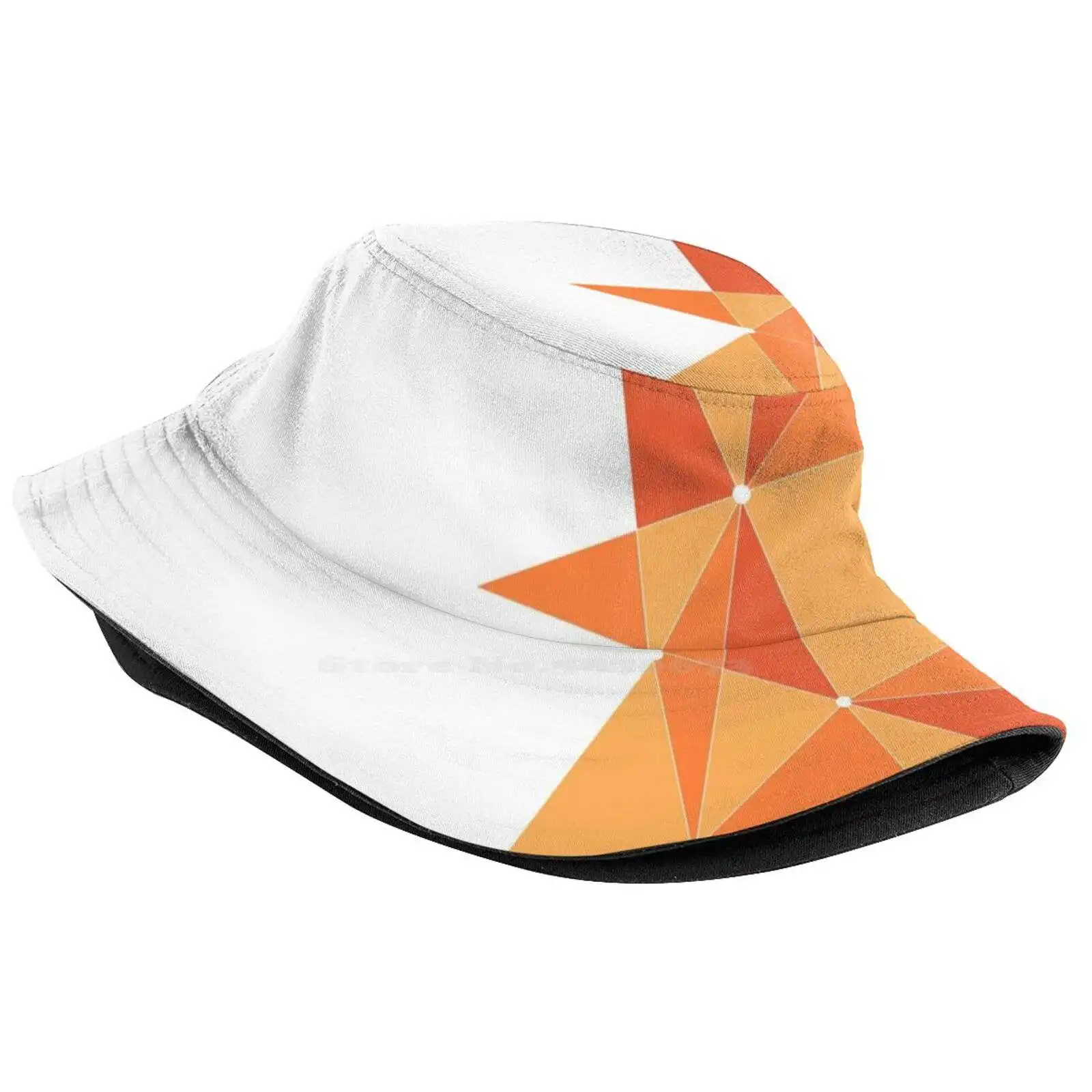 Ptv Melbourne Bus Livery Replica Sun Cap Fisherman Hat Bucket Hats Ptv Melbourne Bus Metro Orange Geometric Triangle Transit