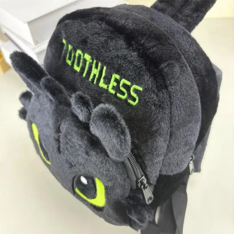 Plecak Pluszowy Bez Zębów Kreskówkowy Kawaii Smoczy Mistrz Uprzążania Smoków Plecak Pluszowy Nocny Zły Dzieciak Plecak Uczniowski Plecak Dziecięcy