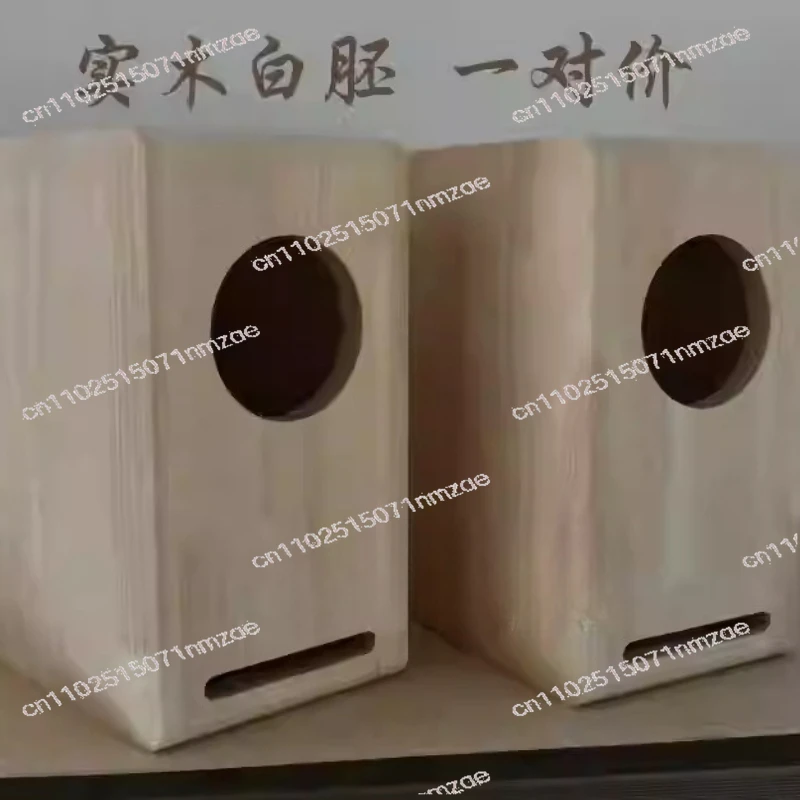 Bookshelf, and A Pair of Stereos Are DIY 3in 4inch Maze Wooden Speakers Are , Computer Desktop Empty Box