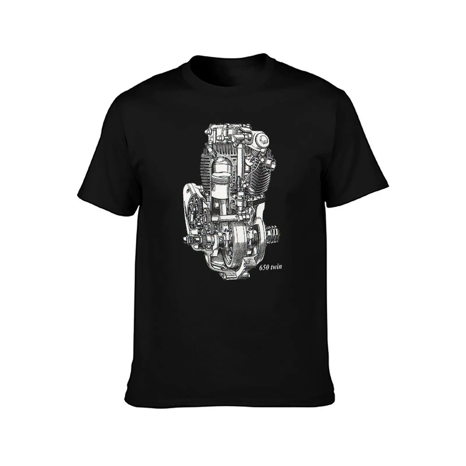 650 Parallel T-Shirt Essential Solid Color T-Shirt