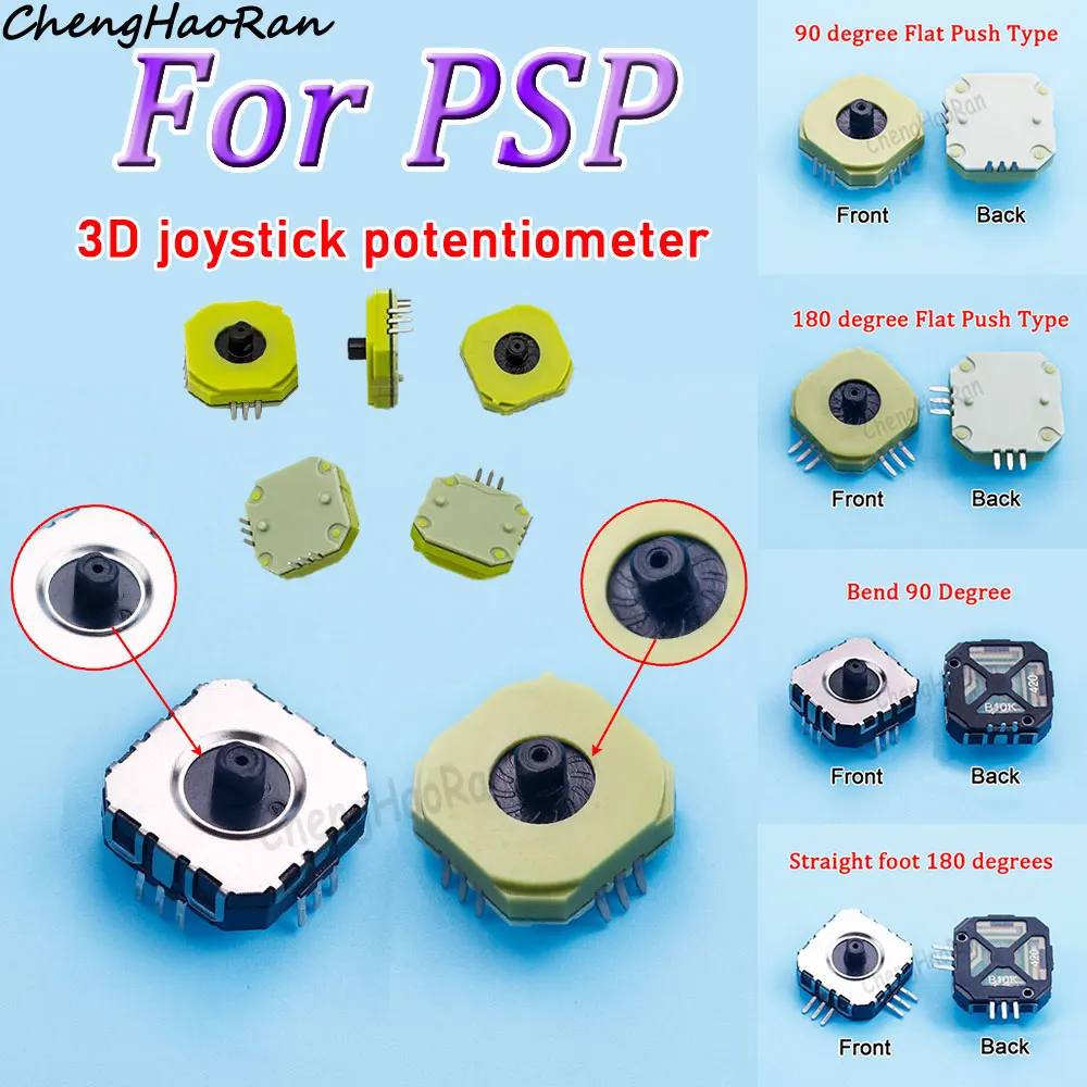 1 Pc 3D Analog จอยสติ๊ก Thumb จอยสติ๊กอาเขตสําหรับ PSP จอยสติ๊ก Potential Switch คอนโซลเลื่อน 90 °   180 °   โพเทนชิออมิเตอร์