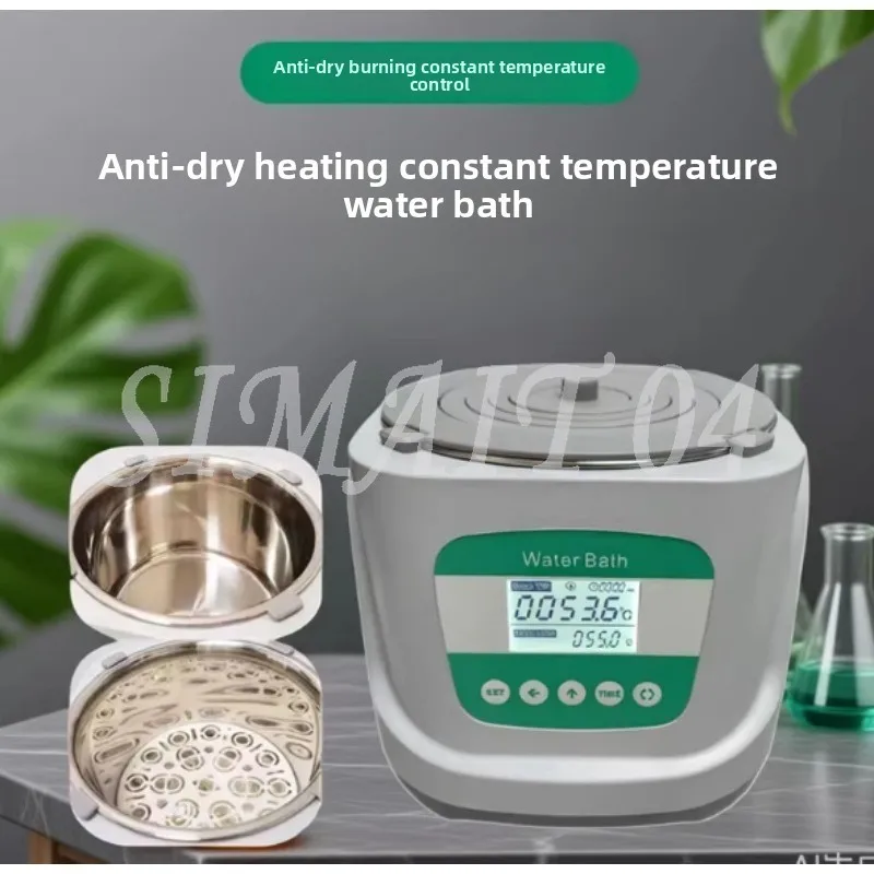 Laboratory Electric, Digital Display, Constant Temperature Water Bath, Thermal Protection, Magnetic Stirring Water Bath