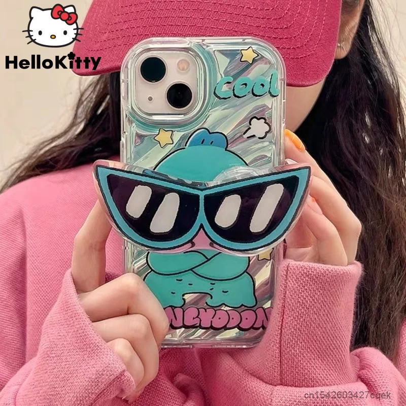 

Sanrio Cartoon Hangyodon Iphone Case Luxury Cover With Holder Iphone 6 7 8 14 Plus 12 13 Mini 11 Pro Max X Xr Xsmax Trend Case