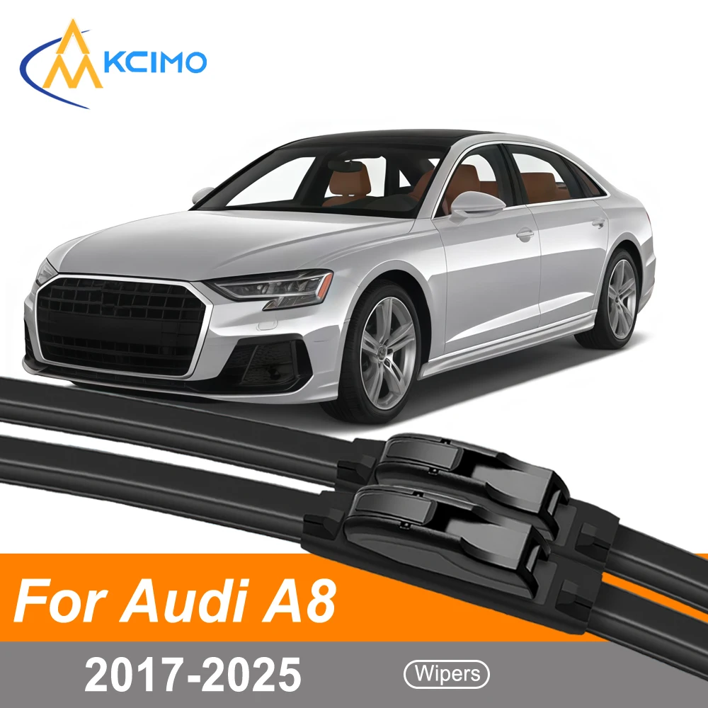 

Premium Front Windshield Wiper Blade Set (Pair of 2) For Audi A8 D5/4N 2017-2025 Exact Replacement Easy Clip-On Installation