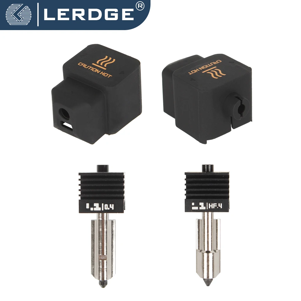LERDGE для силиконовых носков BambuLab h2d, комплект нагревательных блоков Hotend, защитный рукав 0,2/0,4/0,6/0,8 мм, насадки Bambu Lab h2d LERDGE для силиконовых носков BambuLab h2d, комплект нагревательных блоков Hotend, защитный рукав 0,2/0,4/0,6/0,8 мм, насадки Bambu Lab h2d
