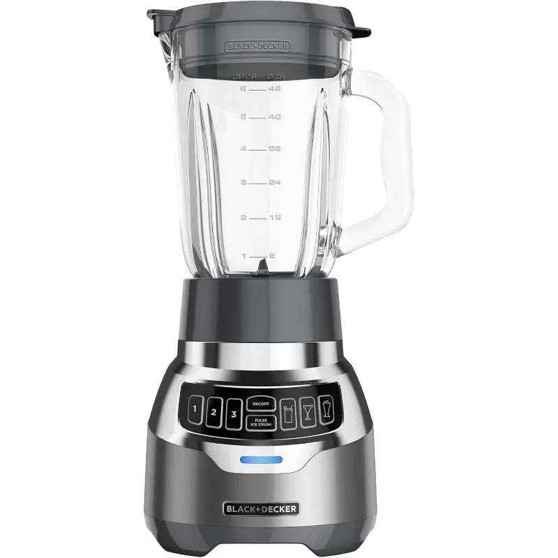 Blender Digital powerblast dengan teknologi senyap, baja tahan karat, BL1300DG-T