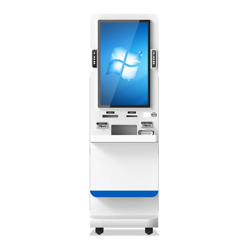 32inch Payment Kiosk Self Ordering Kiosk in Restaurant Cash Pos Order Number Wall-mounting Information Kiosk
