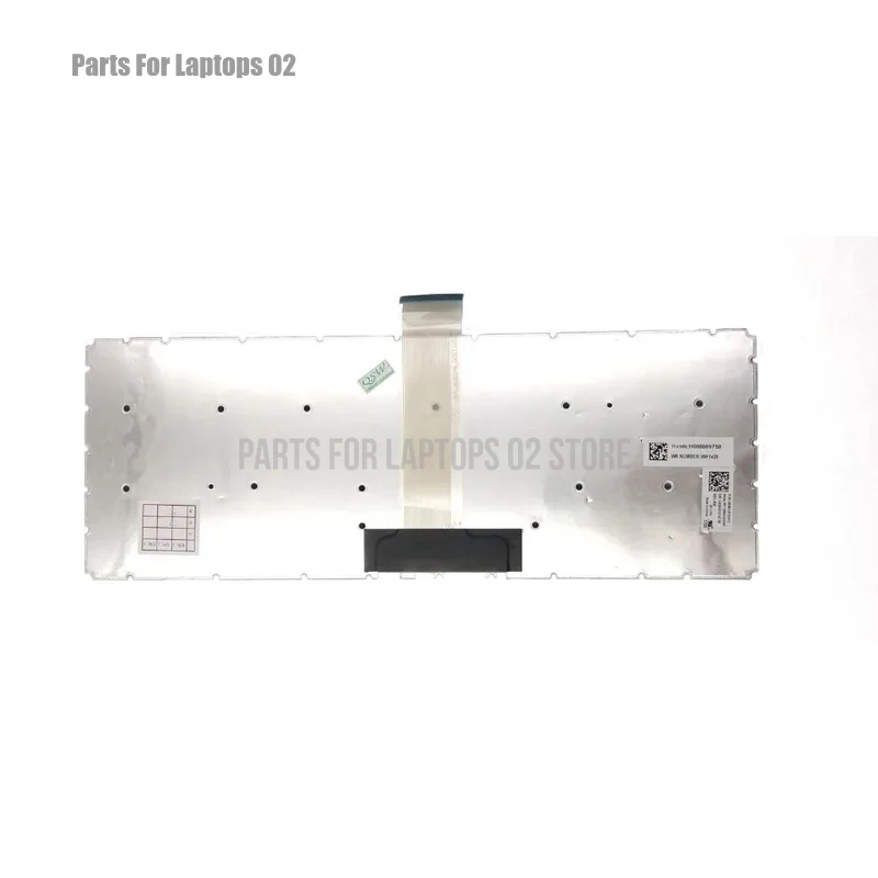 D New Laptop Keyboard for Toshiba Satellite L45-B4176WM L45-B4180PM L45-B4180SM L45-B4180WM White Without Backlit & Frame