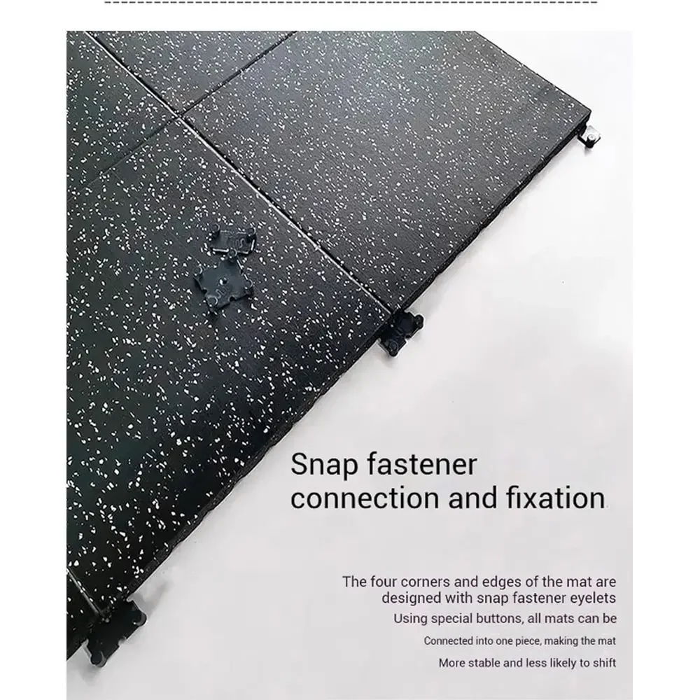 Interlocking Foam Floor Mat - Rubber Tiles for Protective Ground Cover, Ideal for Sports, Workouts, and Home Garages (Color 7, 2 view 5