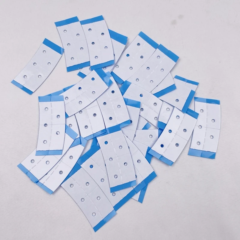 30/60/150pcs Ultra-Strong Hold Lace Front Wig Glue Tape Reusable Adhesive for Toupee Attachment with Breathable Blue Hole Design