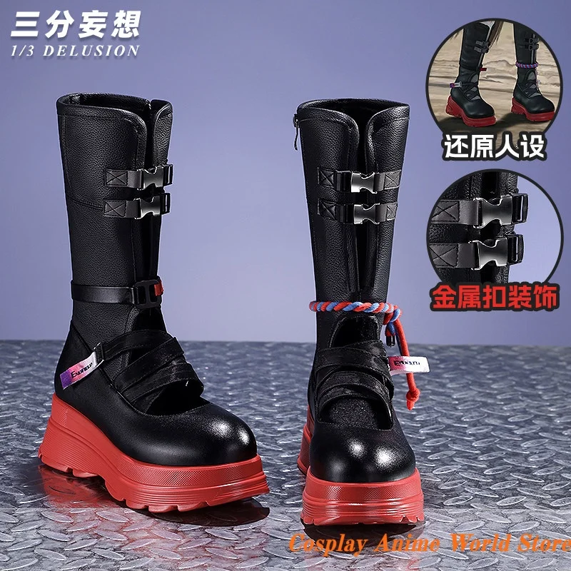 

Arknights Endfield Rossi Cosplay Shoes Halloween Costume Boots for Women Game Cosplay Footwear In Stock