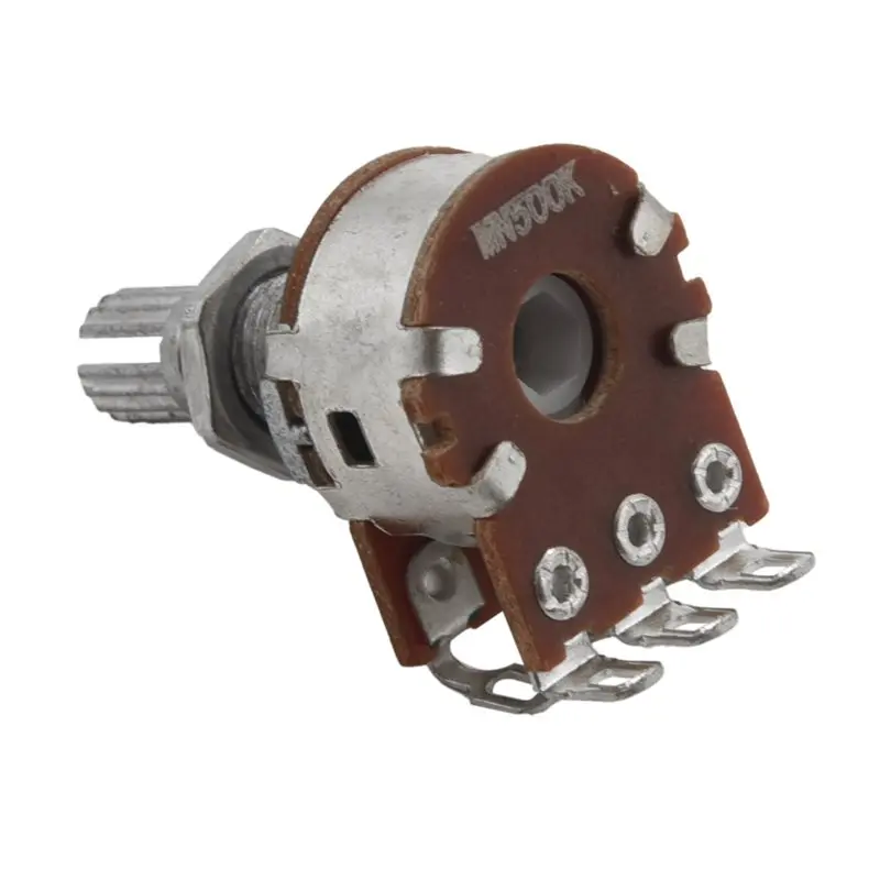 10Pc MN500K Dual Blend Balance Potentiometer(POT) Guitar Bass Volume Tone Control Switch-AT20