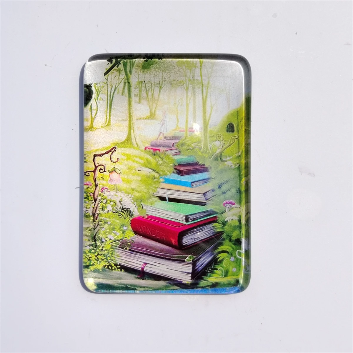 Afbeelding 5: Boek Leeuw Koelkastmagneet Gepersonaliseerde Kristallen Glazen Souvenir Woondecoratie Zelfverbetering Geschenken Moedig lezen aan