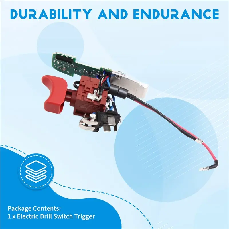 ABRN-For Drill Switch Trigger For Electric Drill Screwdriver Models GSR10.8-2-LI/GSR12V-15FC/GSB10.8-2-LI/GSR12-2-LI