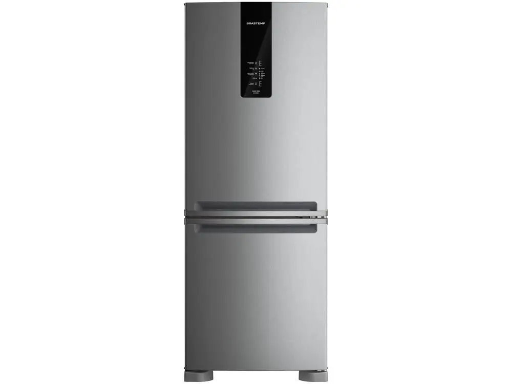 Brastemp-refrigerador sin escarcha dúplex, Plata 447L, BRE57FK - 110V