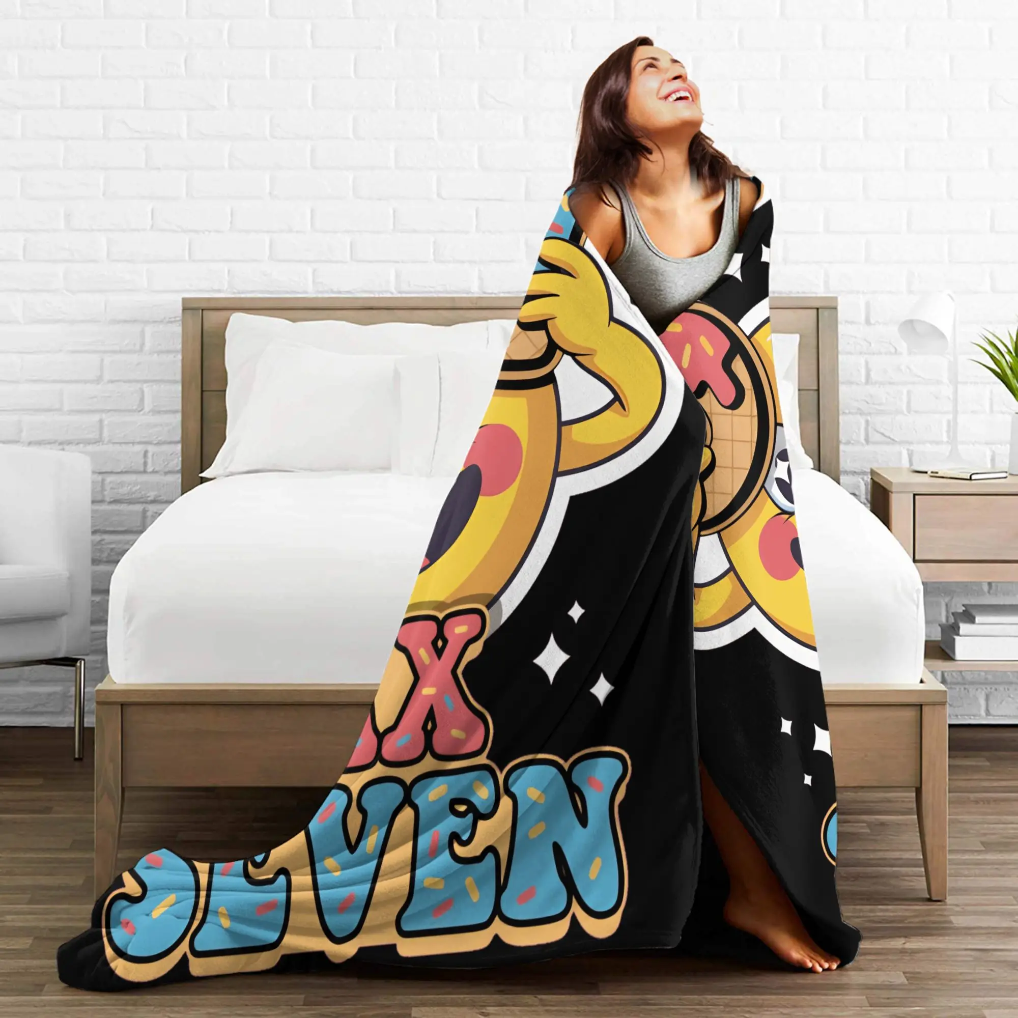 ستة سبعة ميمي الآيس كريم بالتنقيط الهراء المخروط مضحك 67 سوبر لينة البطانيات الفتيات الفتيان أفخم الفراش يلقي الأريكة كرسي المفرش