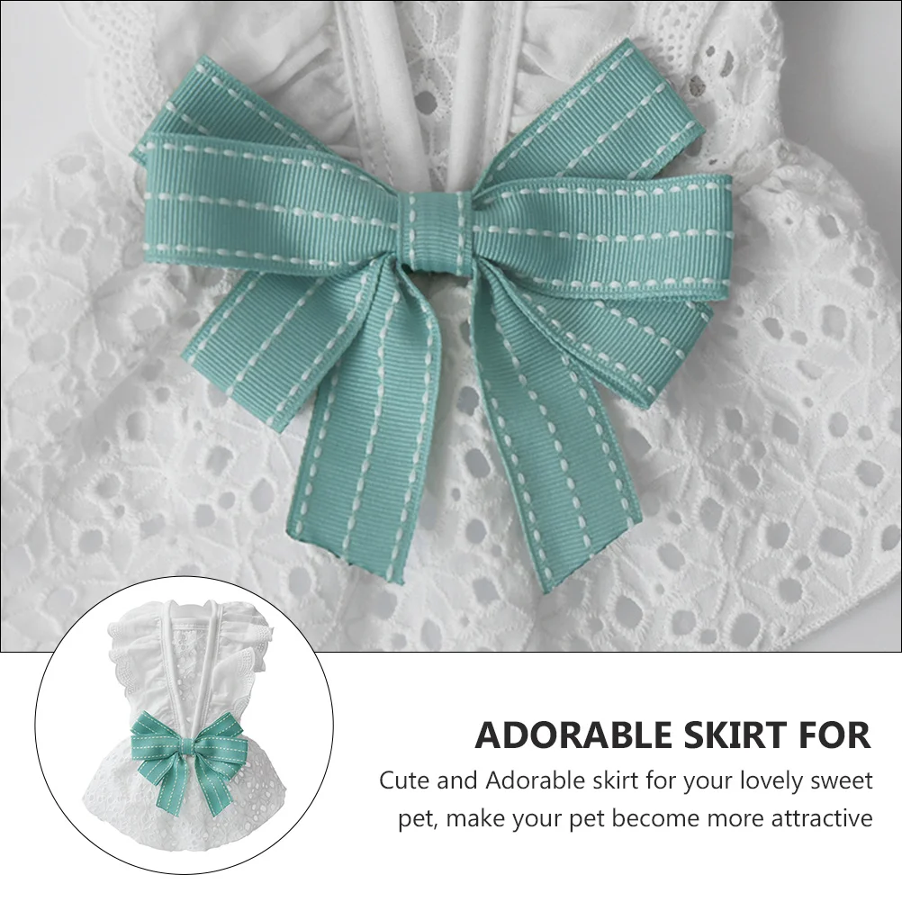 

Dog Dress Pet Clothing Summer Cute Dresses Fashion for Small Dogs Aesthetic Clothes Apparel Cotton Baby