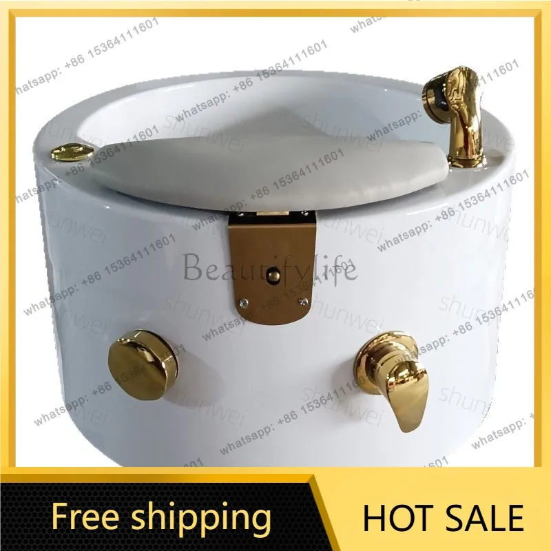 Factory Direct Sales Foreign Trade Foot Bath Lantern Surfing Foot Bucket Thickened Acrylic Changeable Voltage