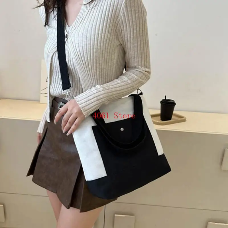 

Canvas Tote Bag Large Capacity Commuters Handbag Bag for Women Girls