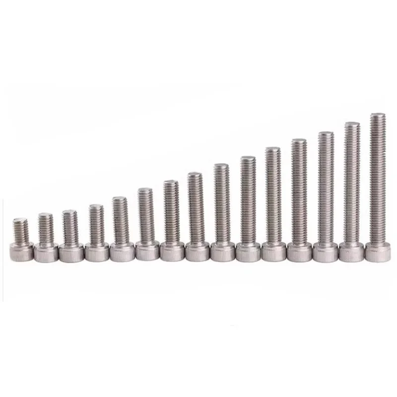 M3 M4 M5 M6 M7 M8 M10 M12 M14 M16 M18 M20 M24 Stainless Steel Hex Bolt Socket Cap Screws Allen