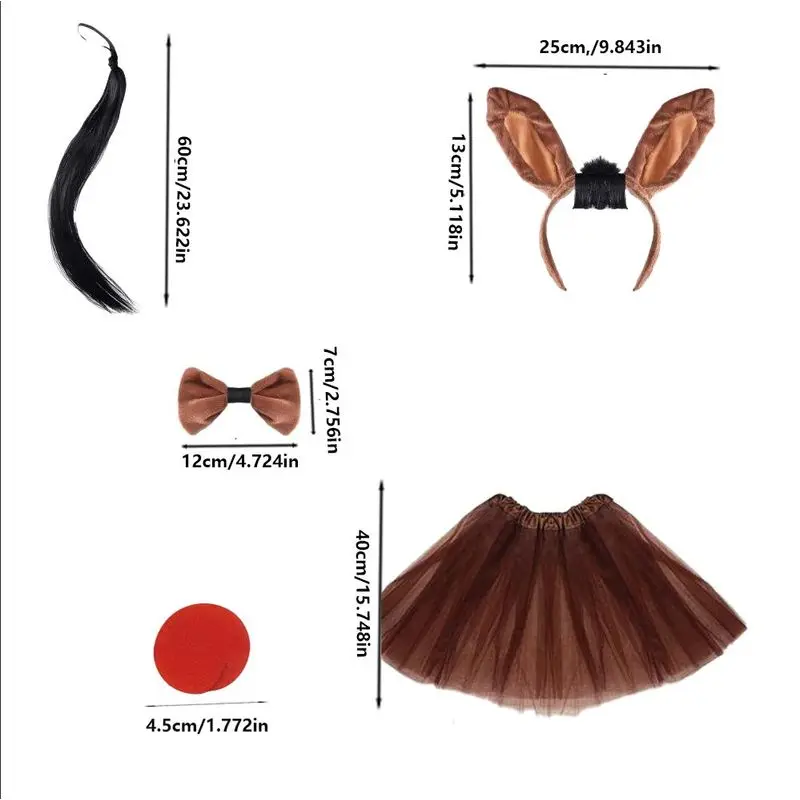 Weihnachtsrentier, Elch, Puffrock, Rentier-Stirnband und andere Produkte, Rollenspielkostüme, Halloween-Weihnachten