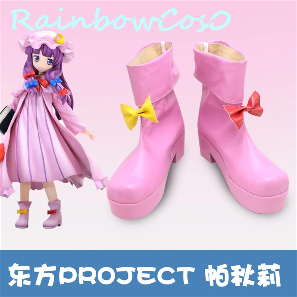 Toho Project Touhou Project Patchouli Knowledge Cosplay Shoes Boots Game Anime Halloween Christmas RainbowCos0 W2786