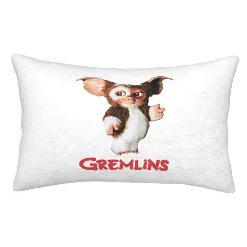 Custom Funny Gremlinse Gizmo Nordic Pillow Cover 80s Movie Mogwai Monster Pillowcases Rectangle