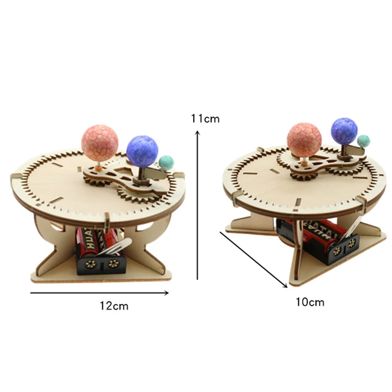 Science Toys Solar System Model Astronomy Sun Earth Moon Planet Experiment Educational Toy For Children STEM Kit