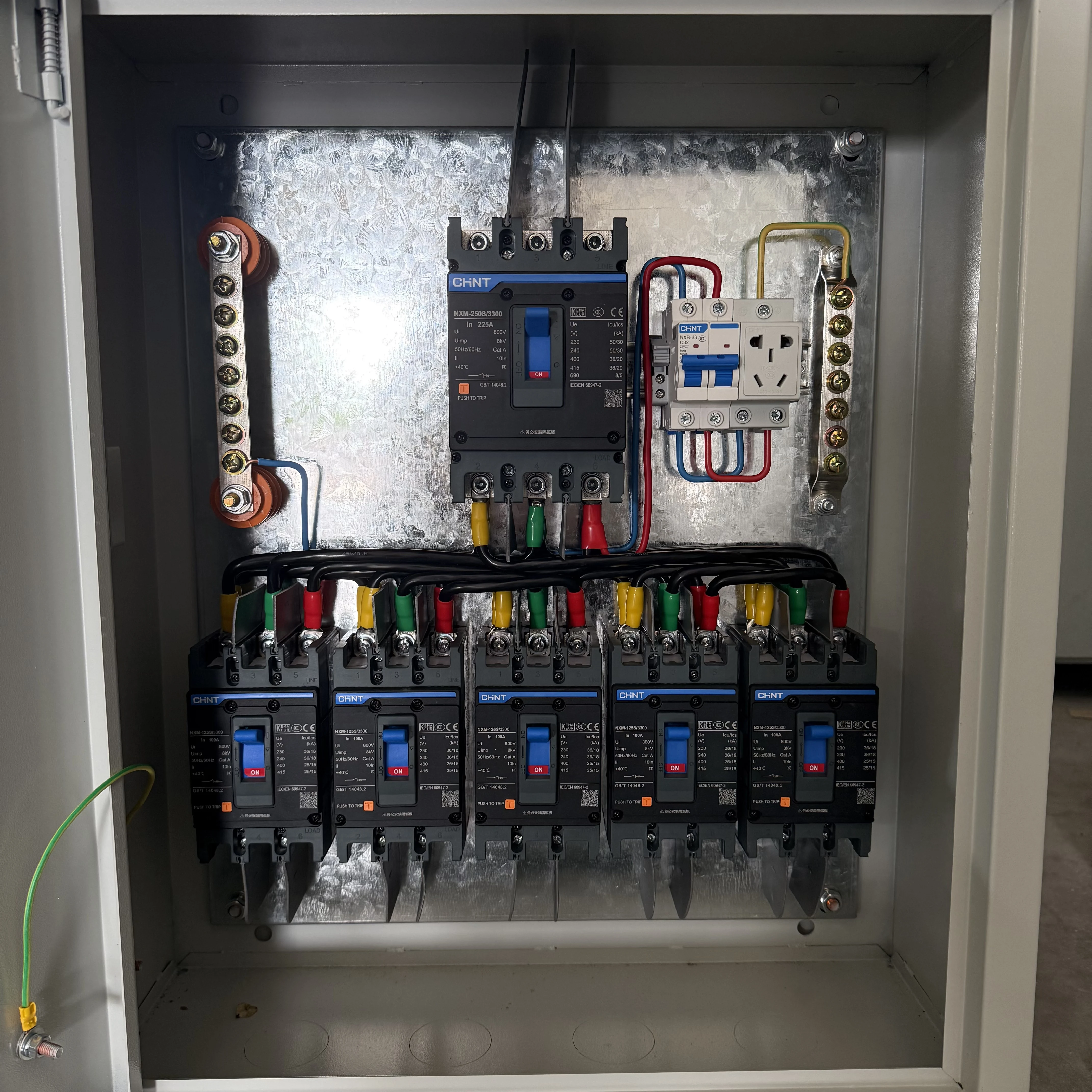 IP65 Waterproof Metal Electric Enclosure 380V Low Voltage Power Distribution Box 225A Wall Mount Industrial Switchgear 3PH - view 6