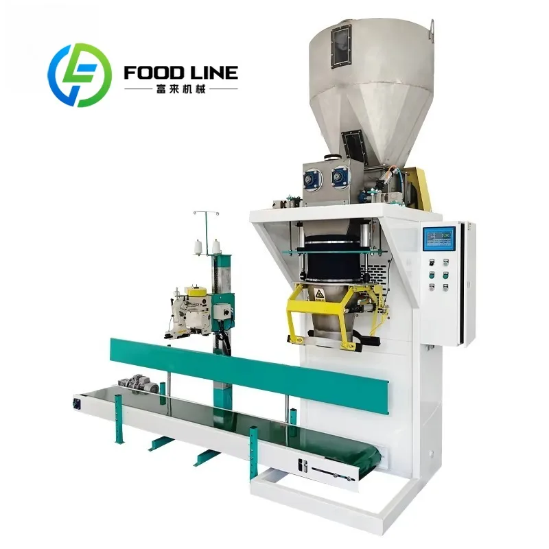 Graphite Powder Magnesium Sulfate Flour Filling Machine 25kg Coffee Seasoning Spice Packaging Manufacturer Supply Customize