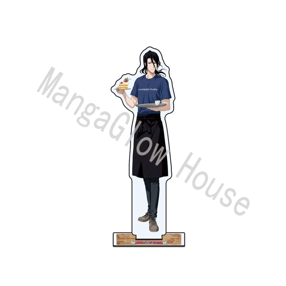 Hot Anime Bleach Toushiro Hitsugaya Acrylic Stand Figure Desktop Decoration Collectible Ornament Character Model Gift Keychain