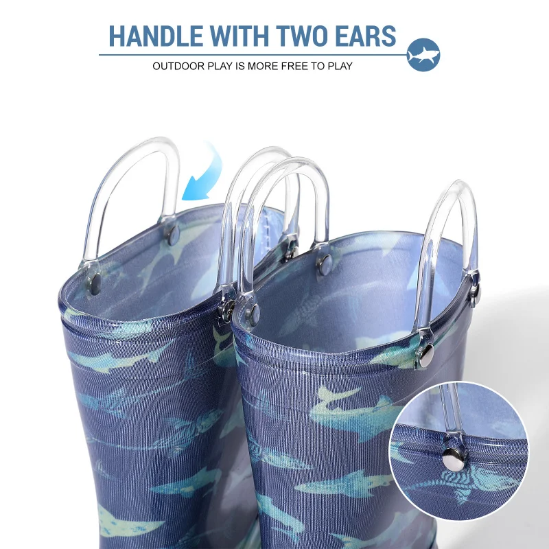 Sepatu Bot Hujan Motif Kartun Anak |   Sepatu Hujan Anti Selip Sol Lembut Tahan Air untuk Anak Laki-Laki Perempuan |   Sepatu Bot Hujan Anak