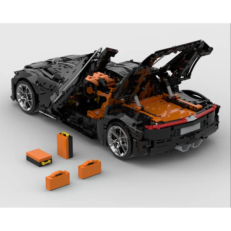 

MOC-244292 Строительный блок Супер спортивный автомобиль Гоночный автомобиль Декоративная модель 3785 шт. Детский день рождения, Рождество, Новый год, игрушка в подарок