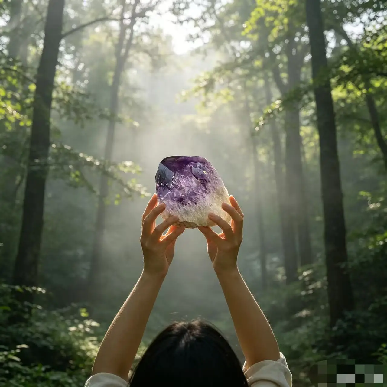 Natural Amethyst Core, For Home And Office Decoration, Purification Gift, Meditation And Divination, Healing