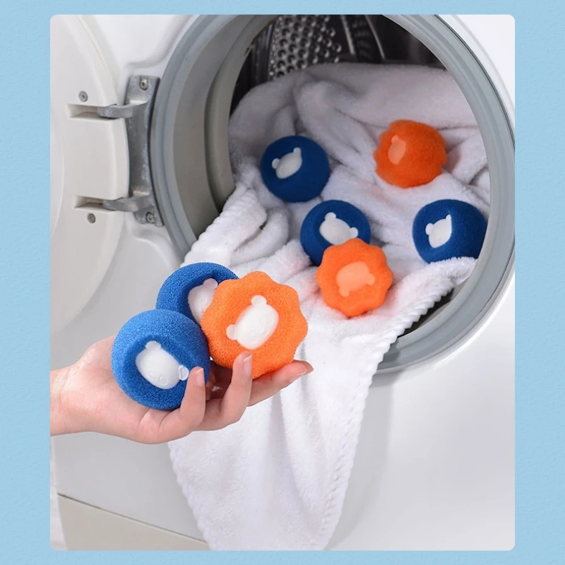

1-5pcs Pet Hair Remover Reusable Ball Laundry Washing Machine Filter Wool Sticker Cat Hair Remover Pet Fur Lint Catcher Home