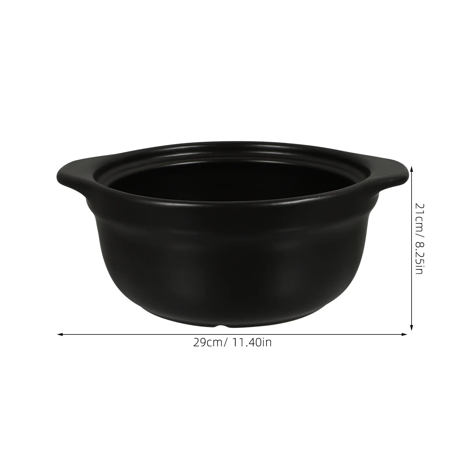 

1Set Ceramic Cooking Pot High-End Stew Pot for Home Use with Tray Energy Efficient Kitchen Tool Ceramic Cookware