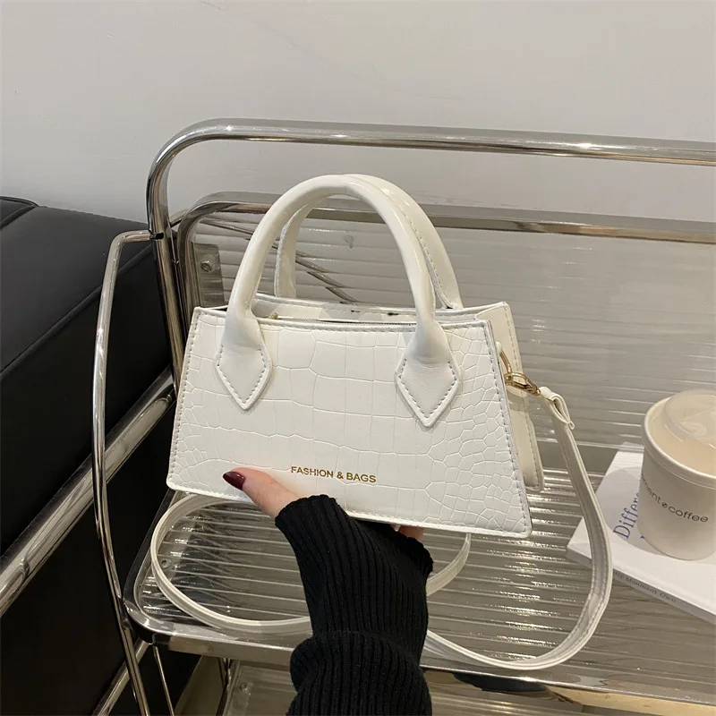 Mini Crocodile Pattern Top Handle Shoulder Crossbody Bag Women Vintage Fashion 2026 New сумка женская