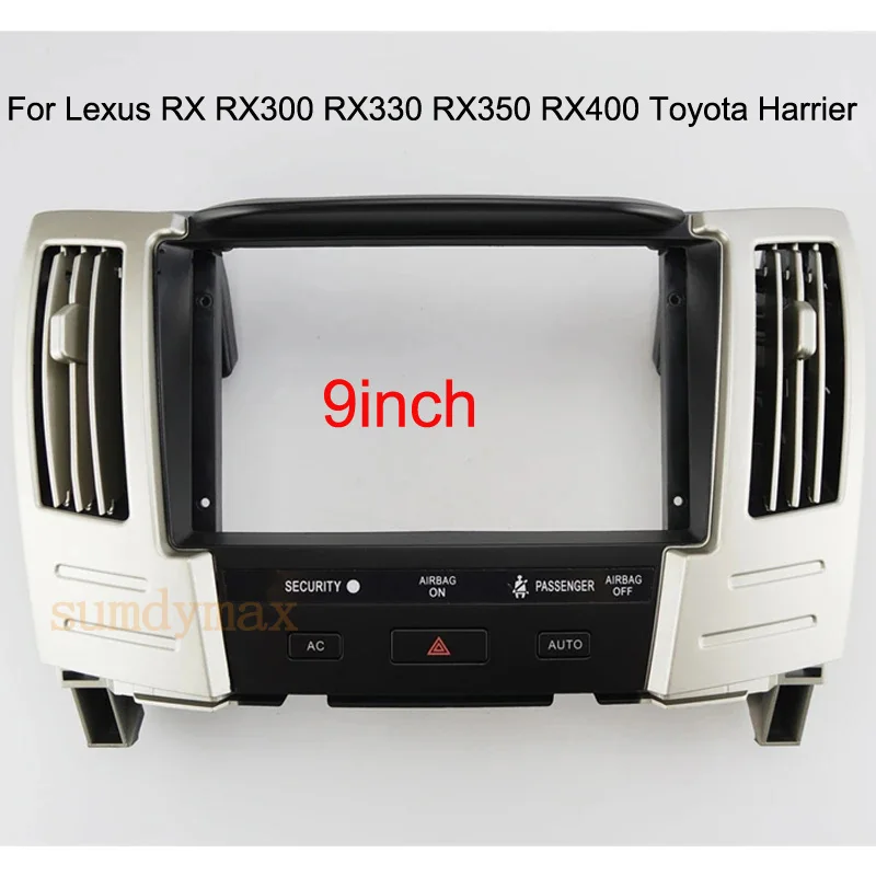 

Android Car Radio Frame Kit For Lexus RX RX300 RX330 RX350 RX400 Toyota Harrier Auto Stereo Head Unit Dash Panel Mounting Fascia