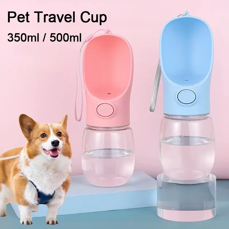 

Pet Portable Large Capacity Food Grade Material Drinking Bottle Suitable For Puppy Cats Outdoor Hiking Leakproof Drinking Cup
