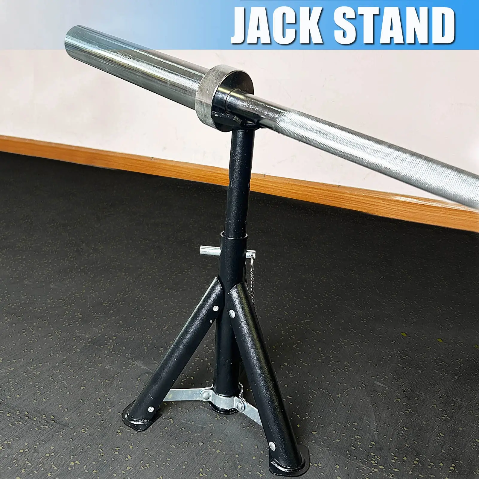 Adjustable Safety Portable Dumbbell Support Frame， Barbell Board And Bar Storage Rack Foldable Stand Support Frame