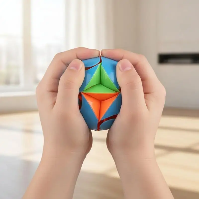Magic Color Changing Sensory Ball, Hand-Throwing Stress Relief Toy With Dual-Effect Transformation, Fun Decompression Gift