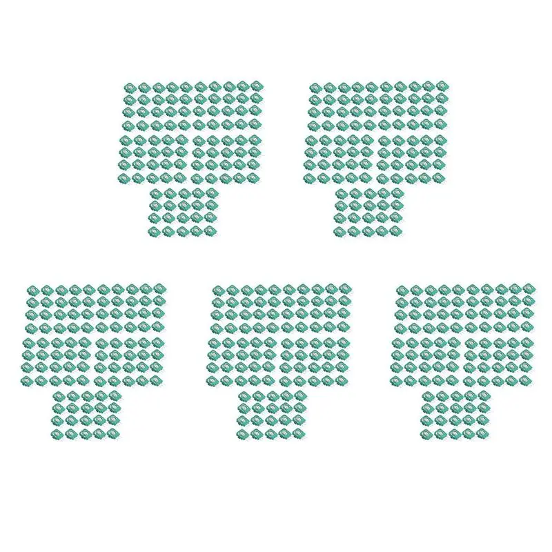 Y44A 500PCS 3D Joystick Potentiometers Sensor Module for PS4 One Series S Controllers Thumbstick Axis Resistors Green Plastic