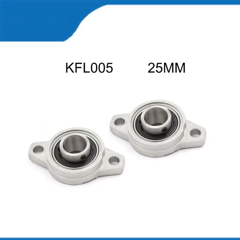 

2PCS / 4PCS KFL005 Diameter(25MM ) Free Shipping High Quality Pillow BlockRhombic Bearing Zinc Alloy Linear Bearing Shaft