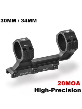 DISCOVERY Precisie 20MOA Tactische 34mm 30mm Scope Mount Ringen Fit 20mm Picatinny Rail Een Stuk Scope Mount jacht Accessoires