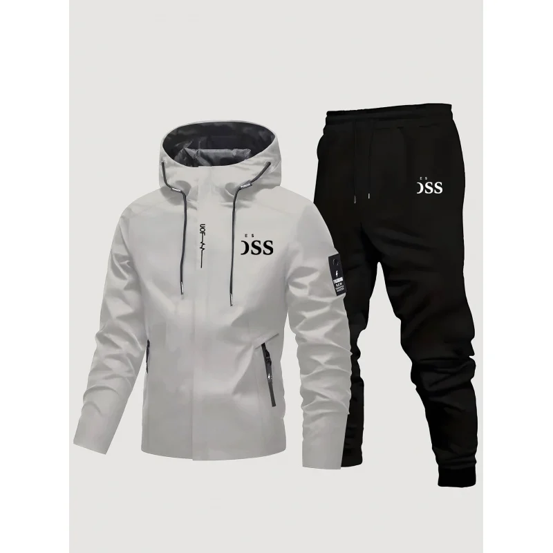 

Printed Pattern Autumn-Winter Hooded Jacket，Durable，Anti-wear and anti-wrinkle，Fashion All-Matching。